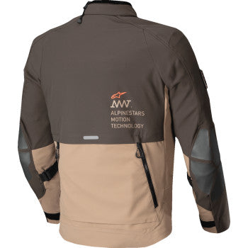 ALPINESTARS AMT-8 Stretch Drystar® XF Jacket - Dark Brown/Dark Khaki - Small 3200425-8018-S