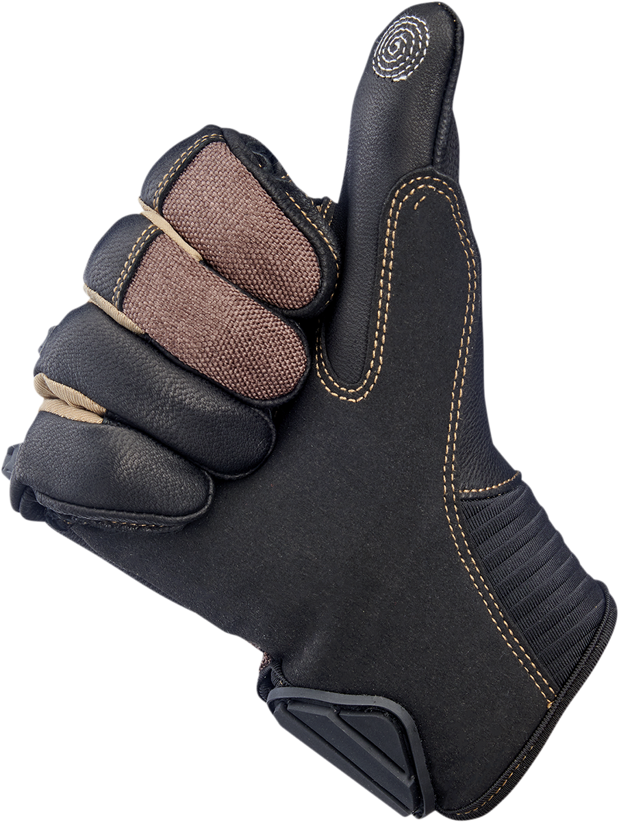 BILTWELL Bridgeport Gloves - Chocolate - Medium 1509-0201-303