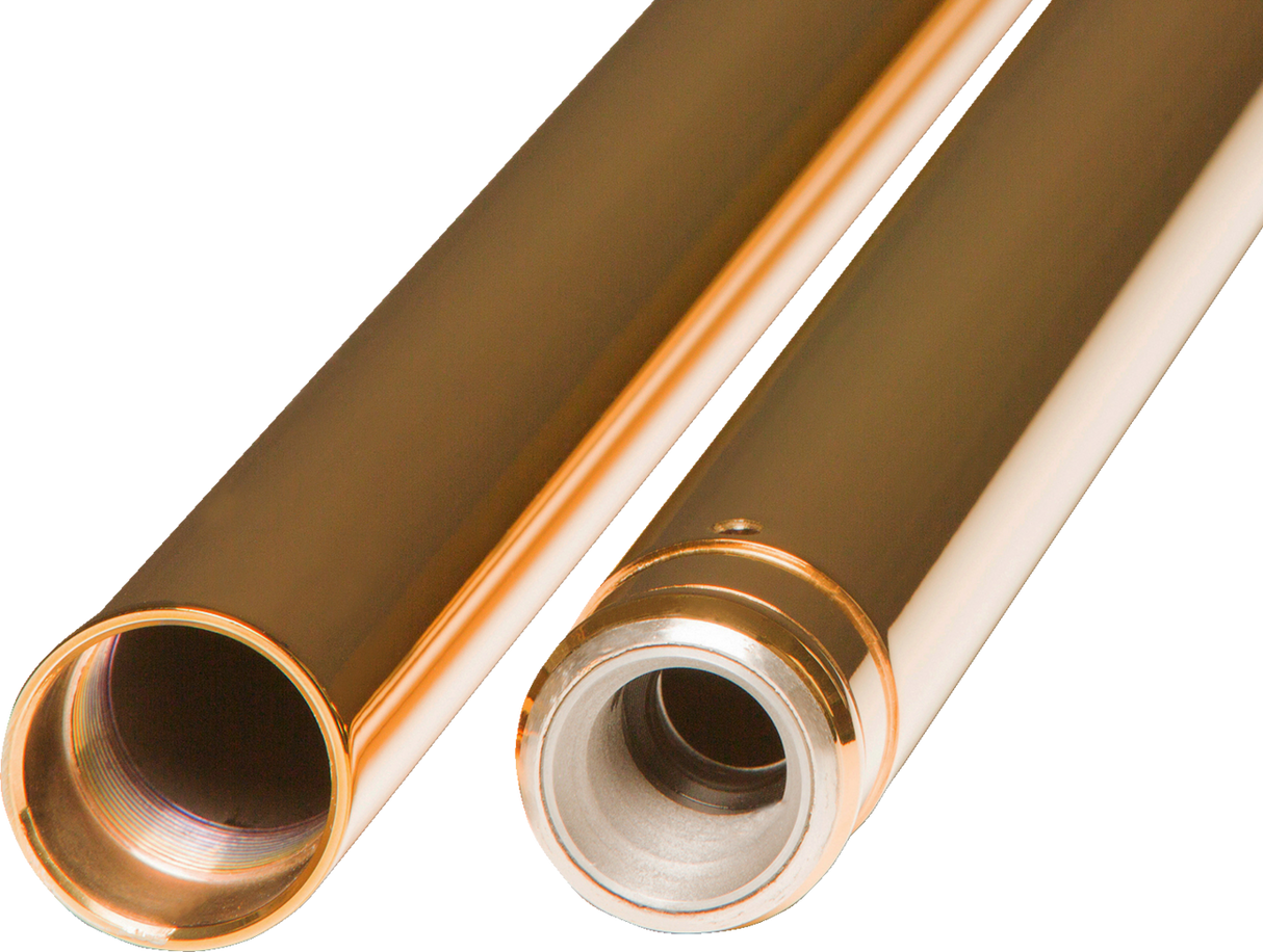 CUSTOM CYCLE ENGINEERING Fork Tubes - Gold - 49 mm - 24.50" 710040