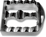 JOKER MACHINE Serrated Brake Cover - Chrome 08-58-2