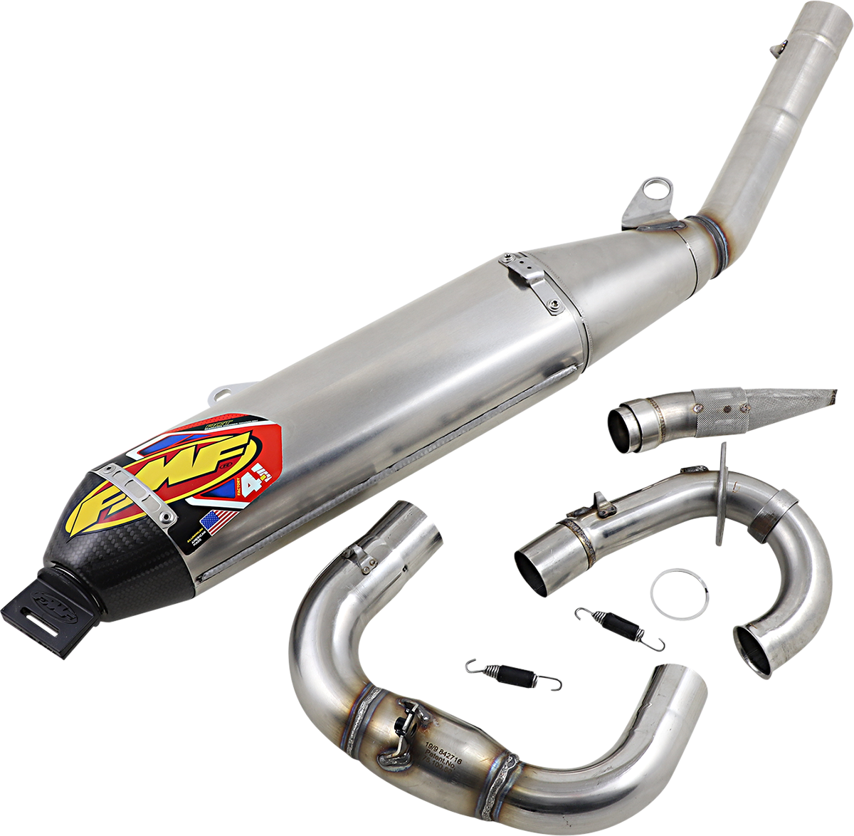 FMF 4.1 RCT Exhaust with MegaBomb - Aluminum YZ450F 2020-2022	 044460 1820-1931