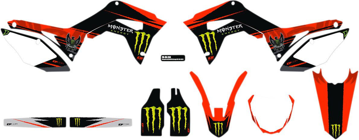 D'COR VISUALS Graphic Kit - Monster Energy 20-10-244