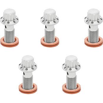 ARLEN NESS Bolt Banjo 5-Pk 12 Point M10x1.0 Polished  300-857