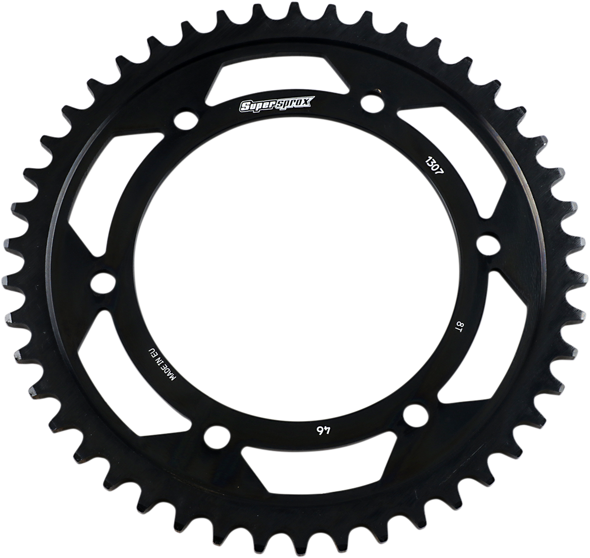 SUPERSPROX Edge Rear Sprocket - Black - 46 Tooth RFA-1307-46-BLK