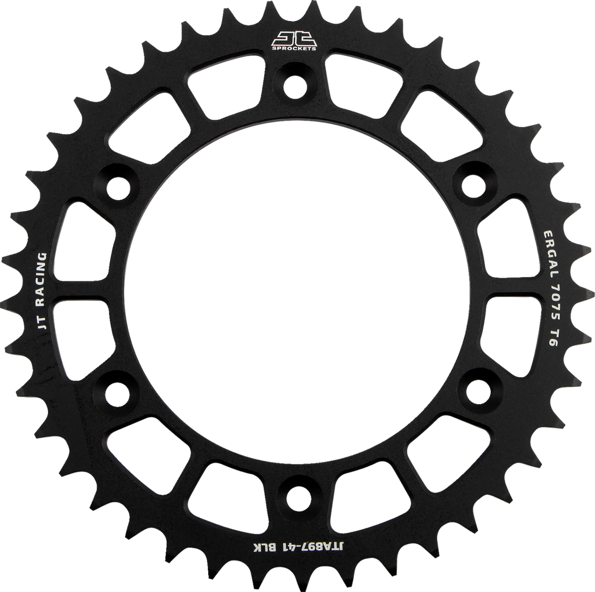 JT SPROCKETS Rear Sprocket - Black - 41 Tooth JTA897.41BLK