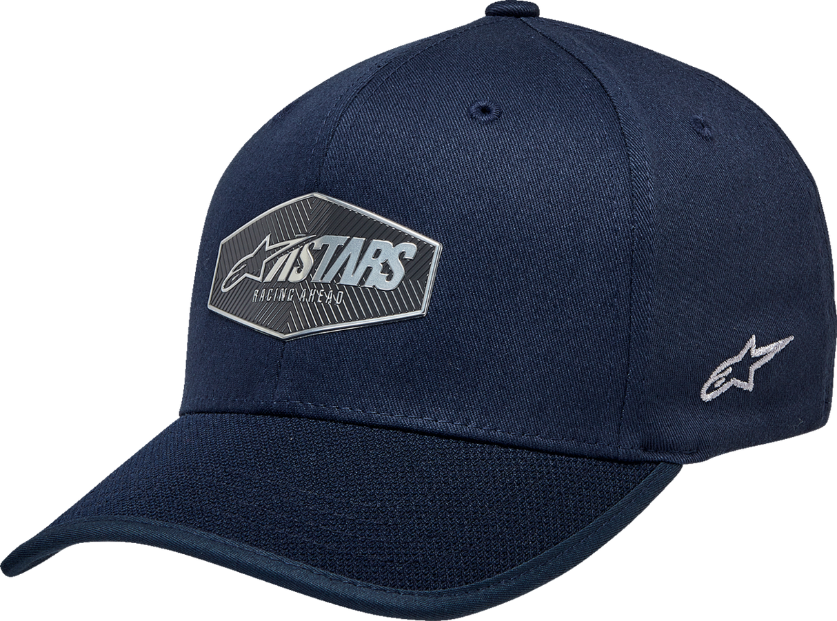 ALPINESTARS Emblem Hat - Navy - Small/Medium 12128133070S/M