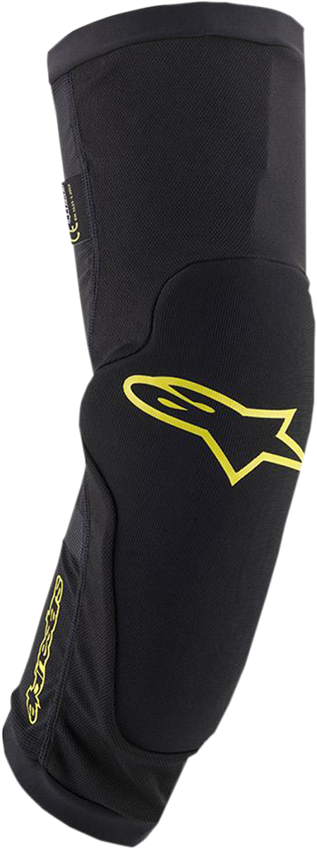 ALPINESTARS Paragon Plus Knee Guards - Black/Yellow - Medium 1652419-1047-MD