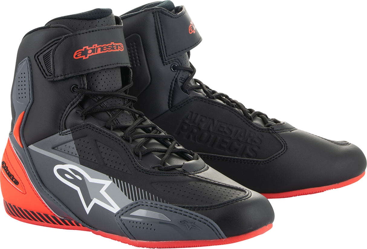 ALPINESTARS Faster-3 Shoes - Black/Gray/Red - US 8.5 2510219-1130-8.5