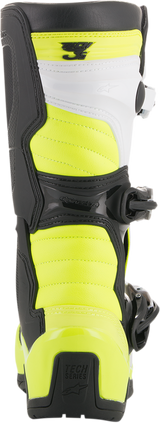 ALPINESTARS Tech 3S Boots - Black/White/Fluorescent Yellow - US 8 2014018-125-8