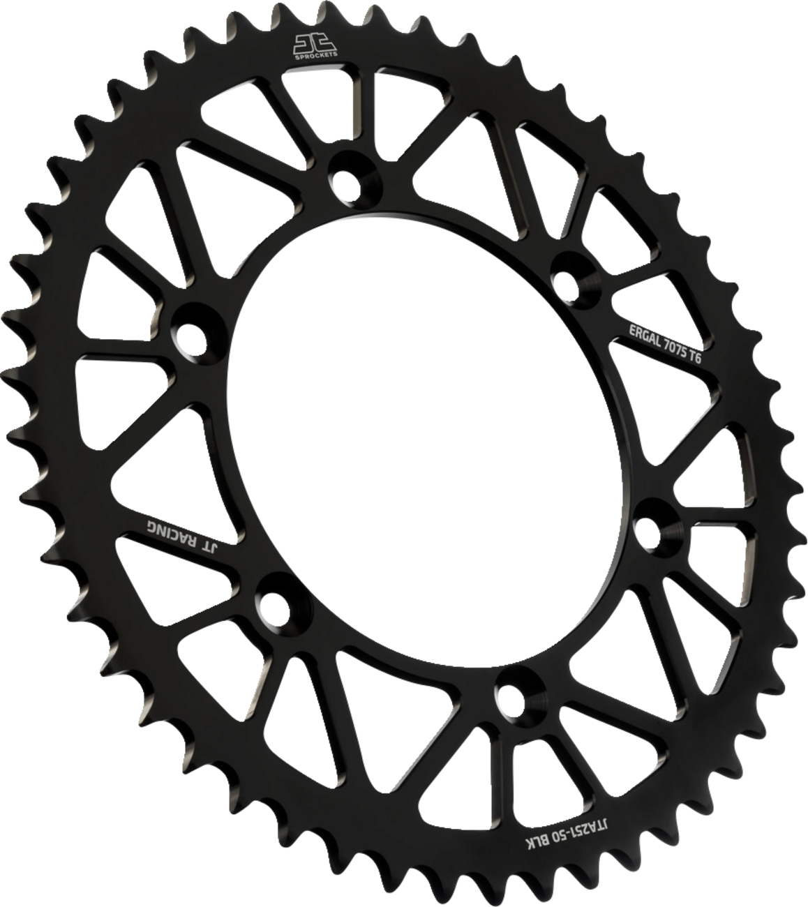 JT SPROCKETS Rear Sprocket - Black - 50 Tooth - Yamaha JTA251.50BLK