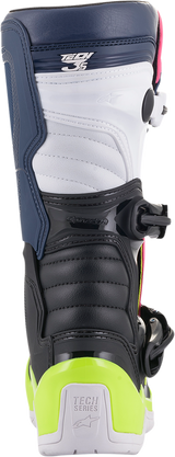 ALPINESTARS Tech 3S Boots - Black/Blue/Pink/White/Yellow - US 5 2014018-1176-5