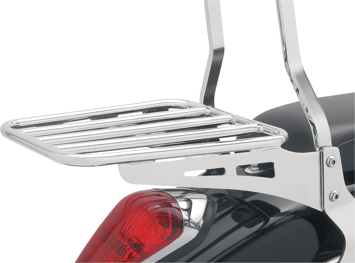 COBRA Sissy Bar Luggage Rack - Chrome - Tubular 02-3500