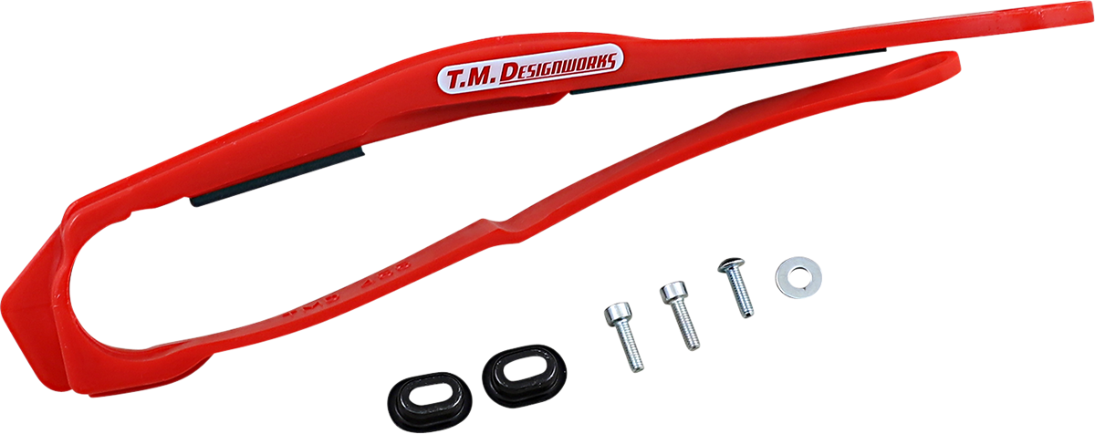 T.M. DESIGNWORKS Chain Slider - Honda - Red DCS-H10-RD