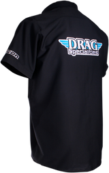 THROTTLE THREADS Drag Specialties Shop Shirt - Black - Small DRG26S24BKSR