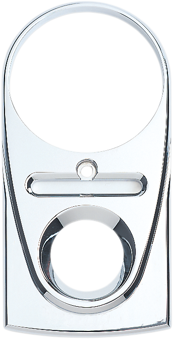 JOKER MACHINE Tear Drop Upper Dash Cover - Smooth - Chrome 04-21S