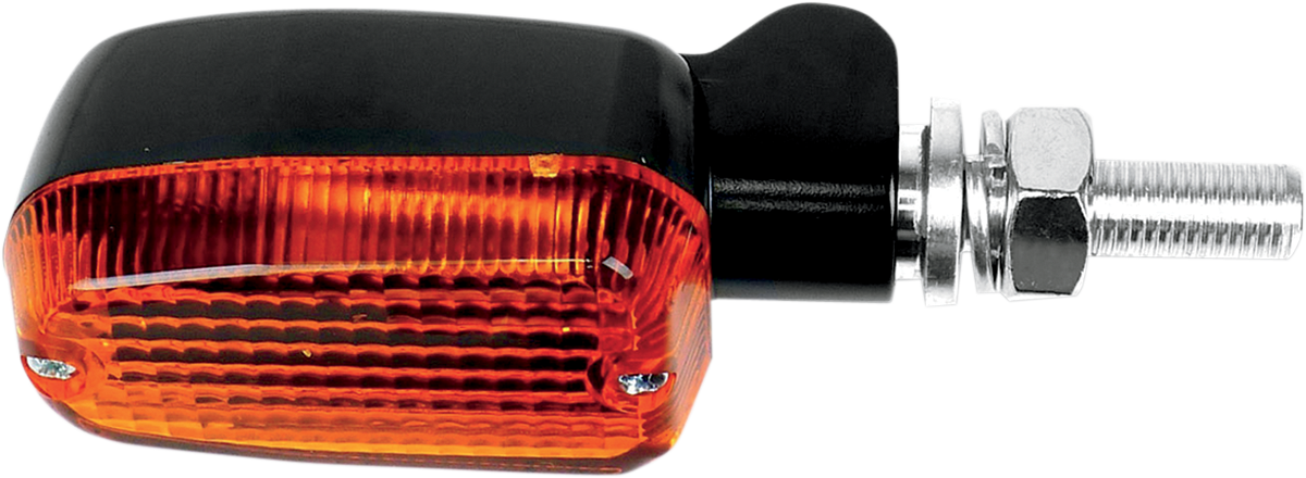 K&S TECHNOLOGIES Marker Light - Dual Filament - Black/Amber 25-8301BK