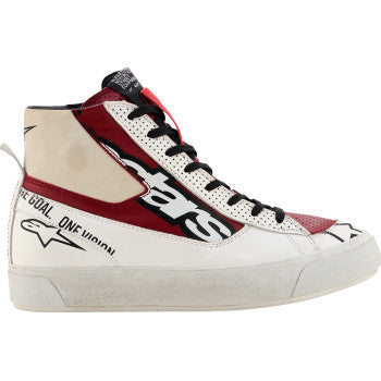 ALPINESTARS Stella Stated Flair Shoes - White/Rio Red - US 9 2541426-2066-9