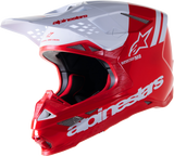 ALPINESTARS Supertech M8 Helmet - Radium 2 - MIPS® - Gloss Red/White - 2XL 8301523-3012-2X