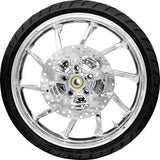 COASTAL MOTO Hurricane Front Wheel - Chrome (21") | Rotor (12.6) | Dunlop AE Tire (130/60B21) PKG-HUR213CH-24ABST