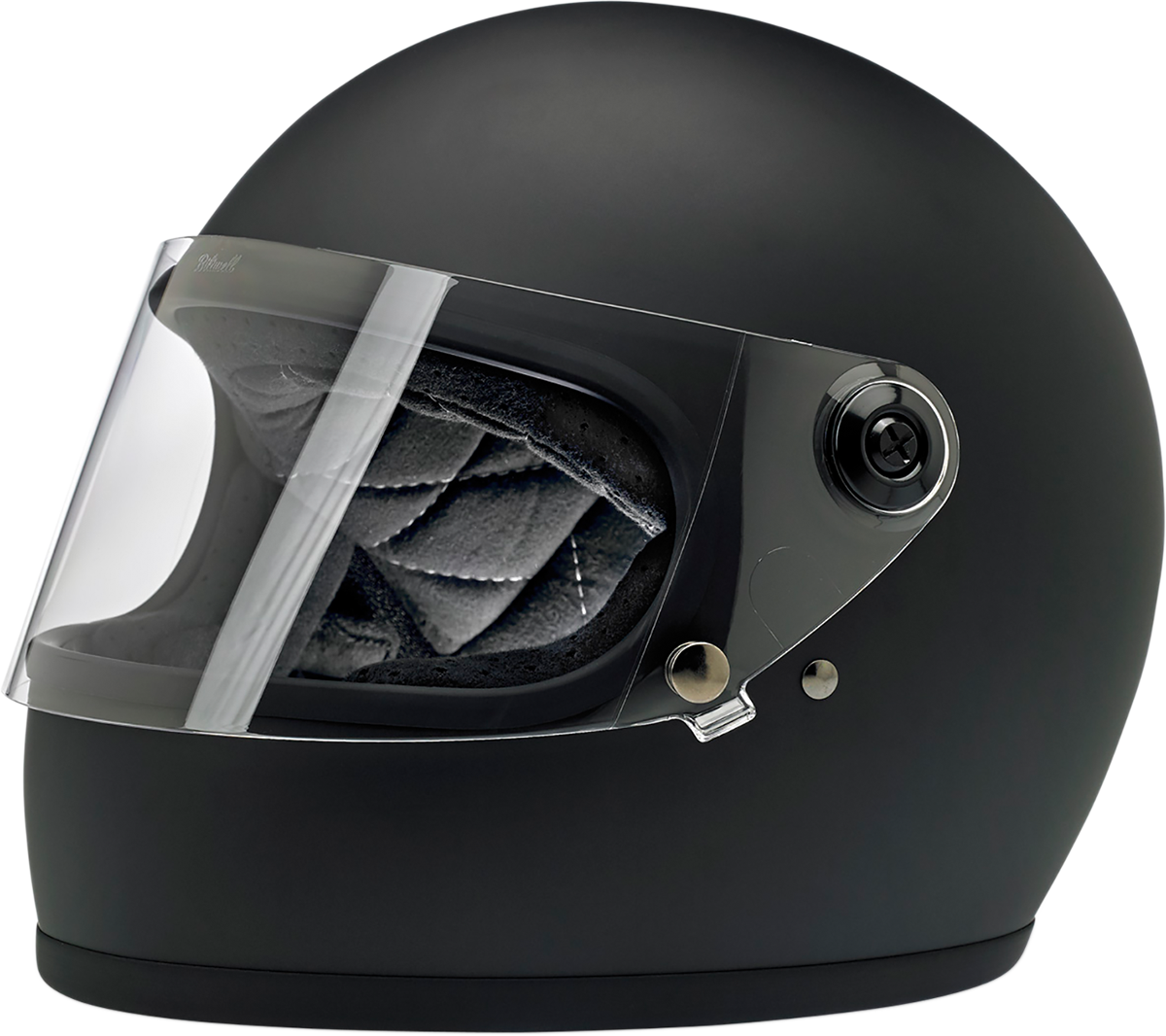 BILTWELL Gringo S Helmet - Flat Black - Small 1003-201-102