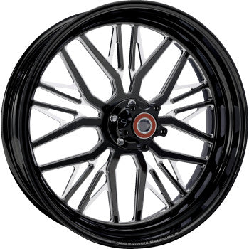 PERFORMANCE MACHINE (PM) Wheel - Nivis - Rear - Single Disc/without ABS - Black/Contrast Cut Platinum - 18x5.5  1270-7814R-NVSAP-BMP