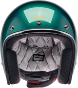 BILTWELL Bonanza Helmet - Metallic Catalina Green - XS 1001-358-201