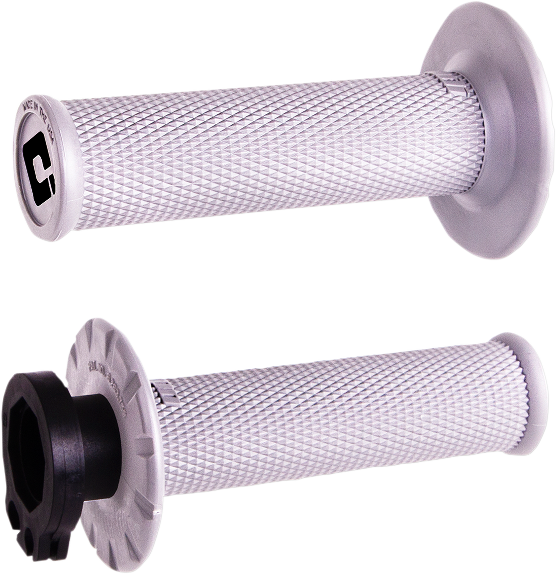 ODI Grips - Lock-On - No Waffle - White H36NWSW