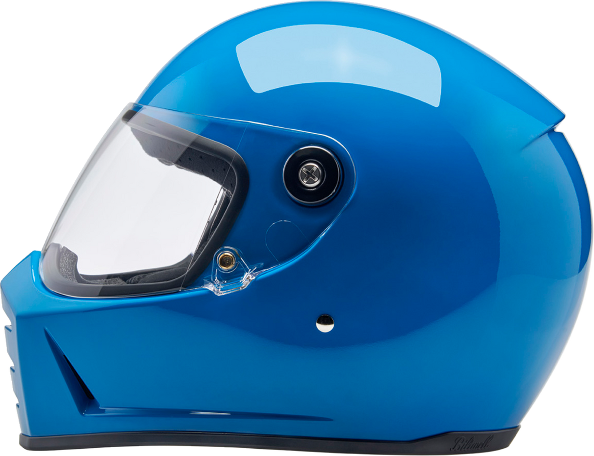 BILTWELL Lane Splitter Helmet - Gloss Tahoe Blue - XL 1004-129-505