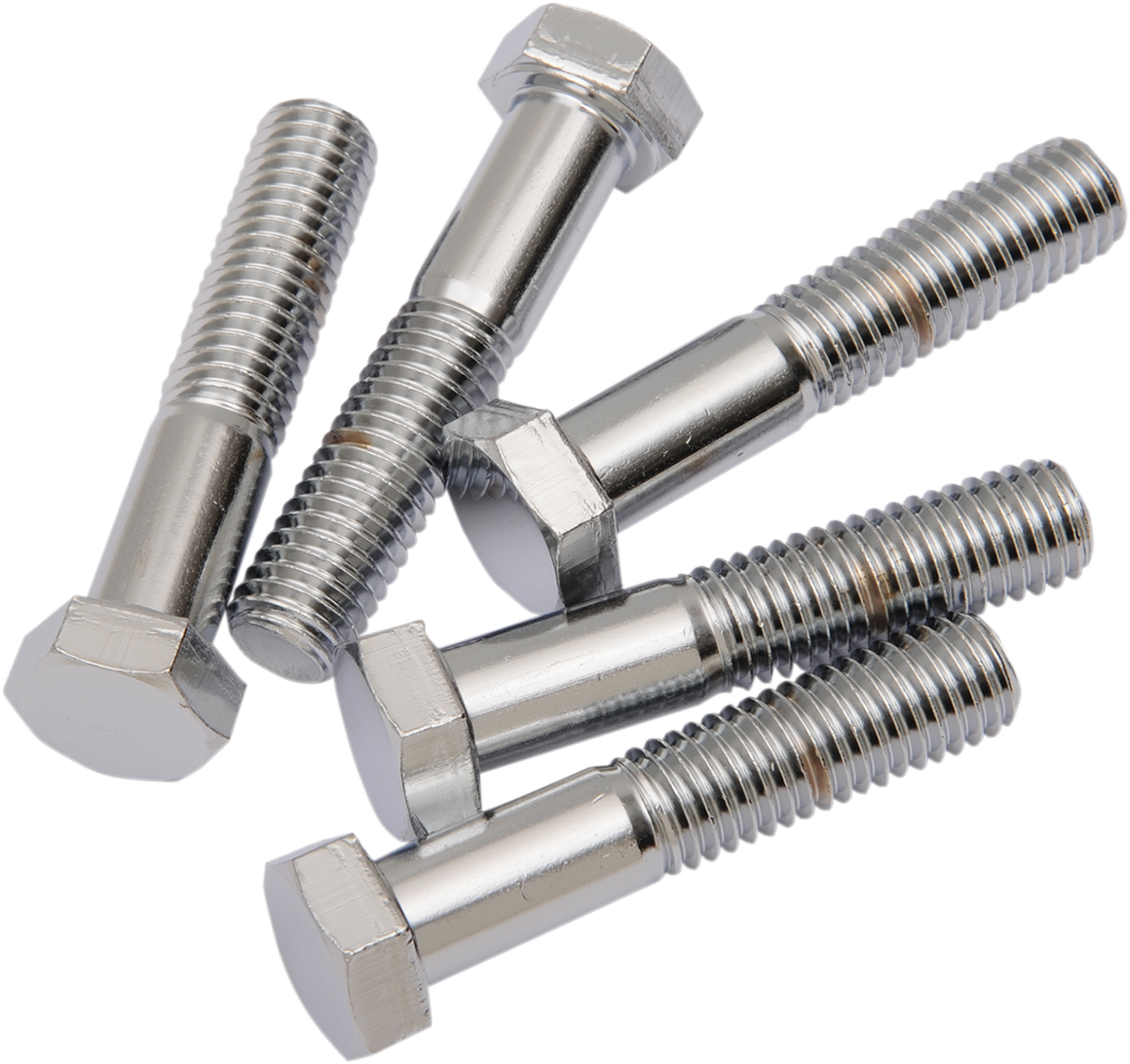 DRAG SPECIALTIES Bolts - Hex-Head - Chrome - 1/2"-13 x 2-1/4" MPB676