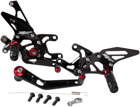 MGP MGP Rearset - Black - Honda 40801-2500