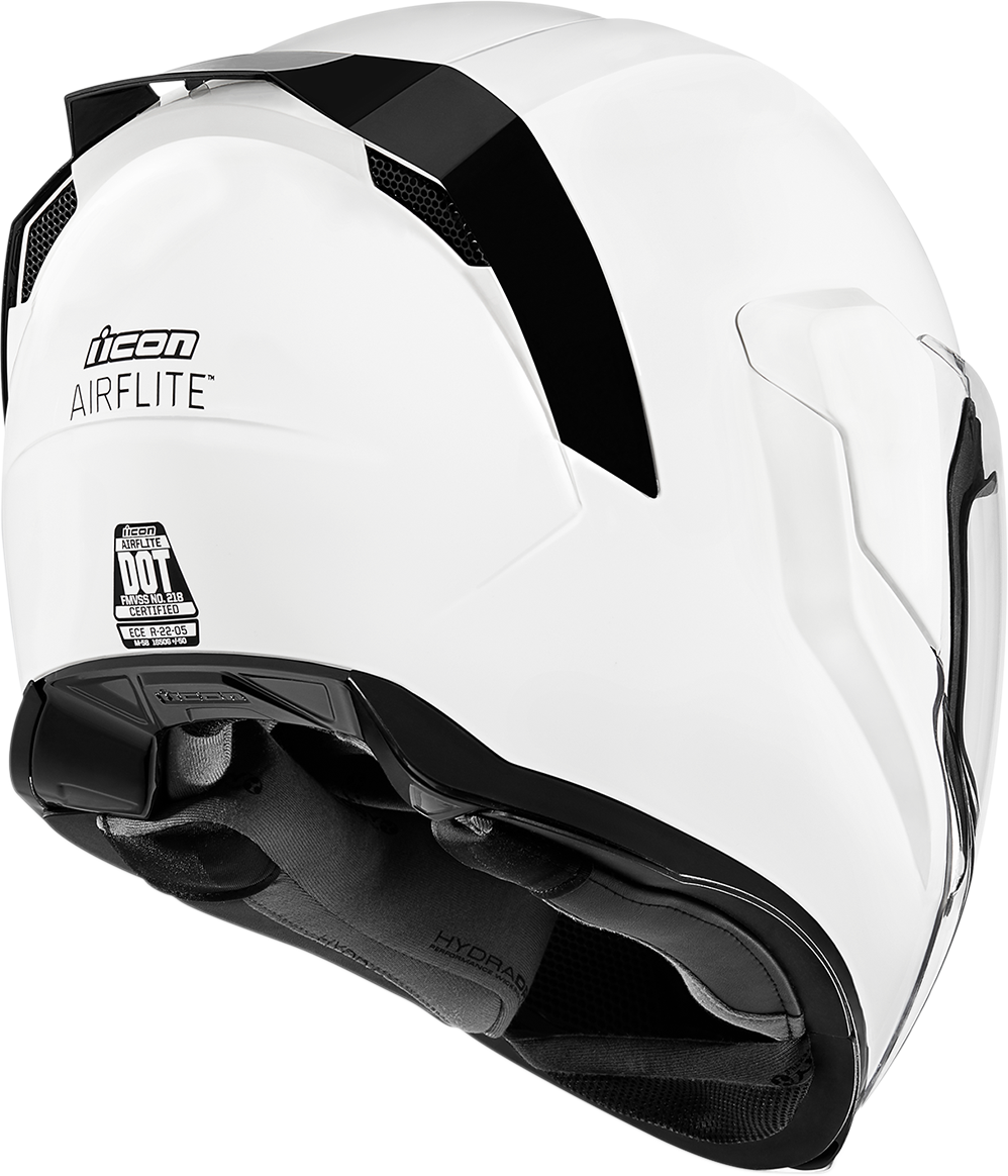 OPEN BOX NEW ICON Airflite™ Helmet - Gloss - White - Large 0101-10864