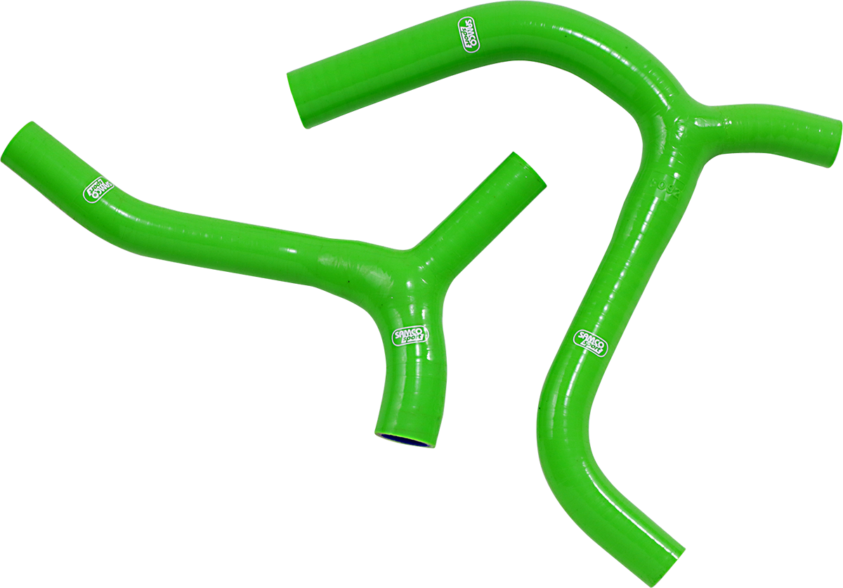 MOOSE RACING Race Fit Radiator Hose Kit - Green - Kawasaki KAW-92GN