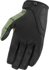 ICON Hooligan™ CE Gloves - Green Camo - Large 3301-4404