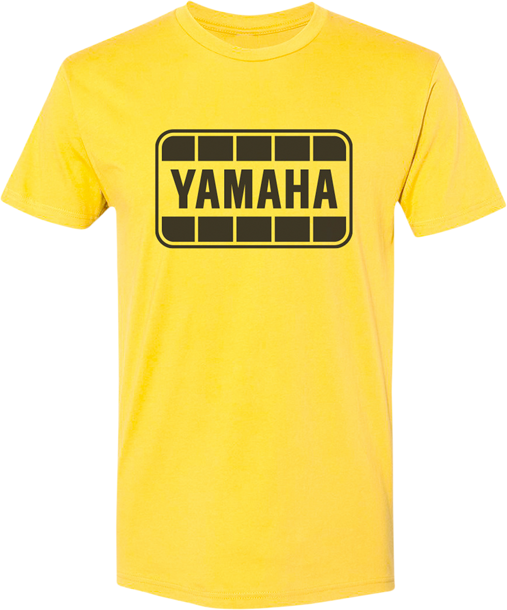 YAMAHA APPAREL Yamaha Retro T-Shirt - Yellow/Black - Small NP21S-M1969-S