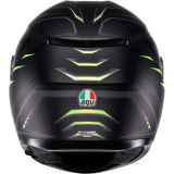 IN STOCK AGV Helmet K3 Syth Matte Black/Yellow Fluo Md 2118381004-026-M