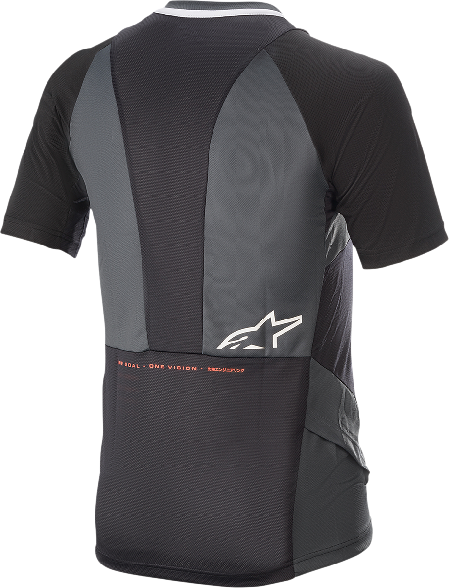 ALPINESTARS Drop 8.0 Jersey - Short-Sleeve - Black/Coral - Small 1766621-1793-SM