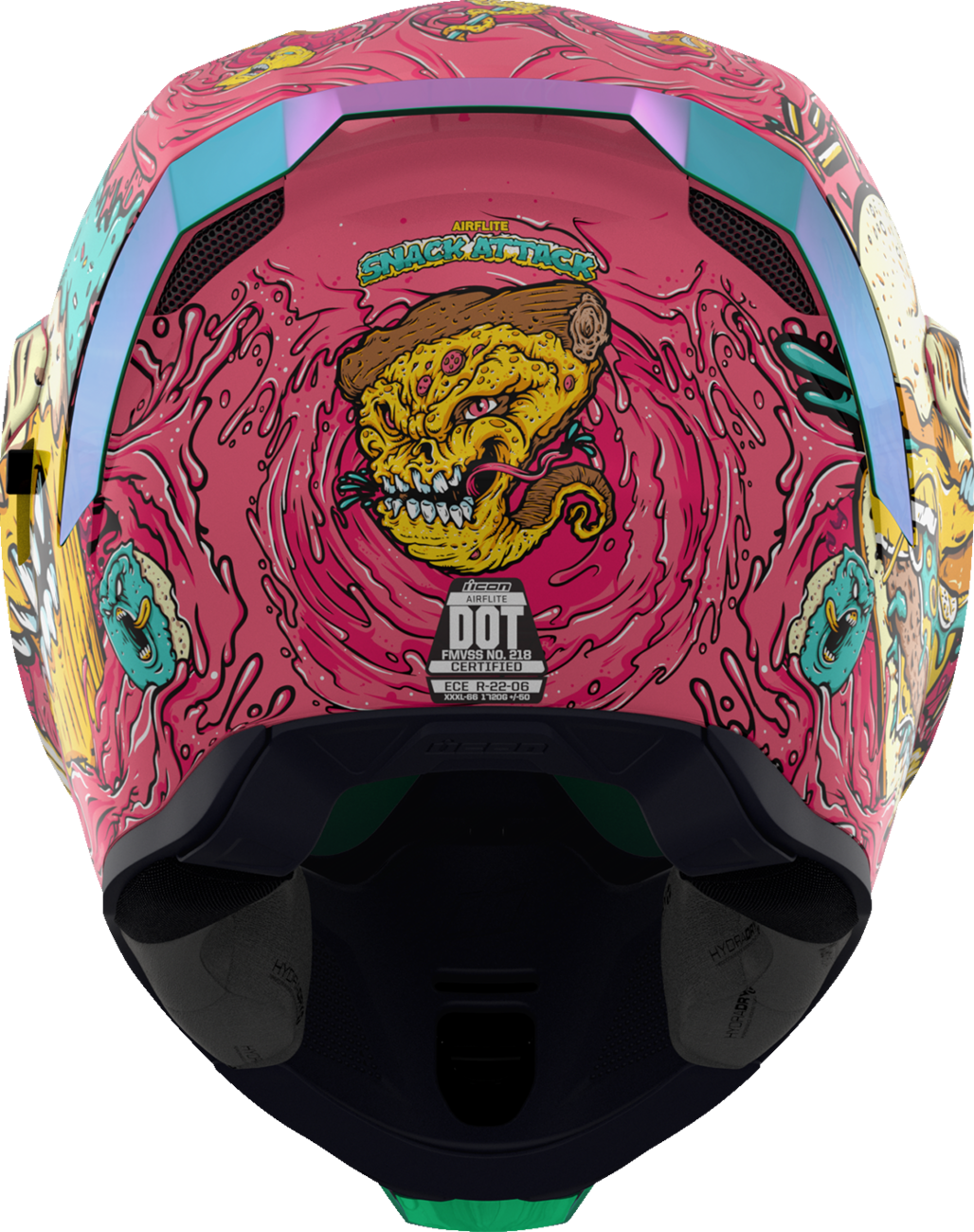 ICON Airflite™ Helmet - Snack Attack - MIPS® - Pink - Medium 0101-16926