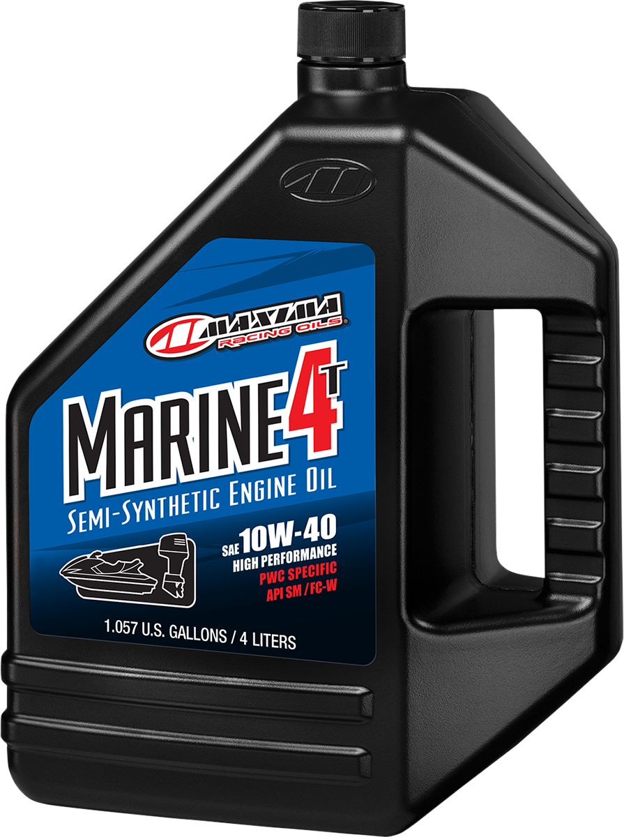 MAXIMA RACING OIL Marine Synthetic Blend 4T Engine Oil - 10W-40 - 4 L 30-529128