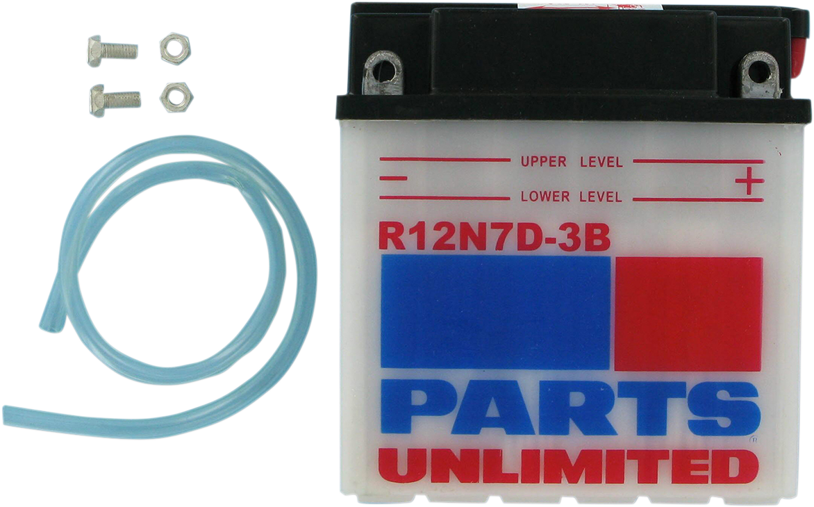 Parts Unlimited Conventional Battery 12n7d-3b