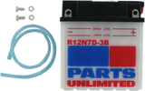 Parts Unlimited Conventional Battery 12n7d-3b