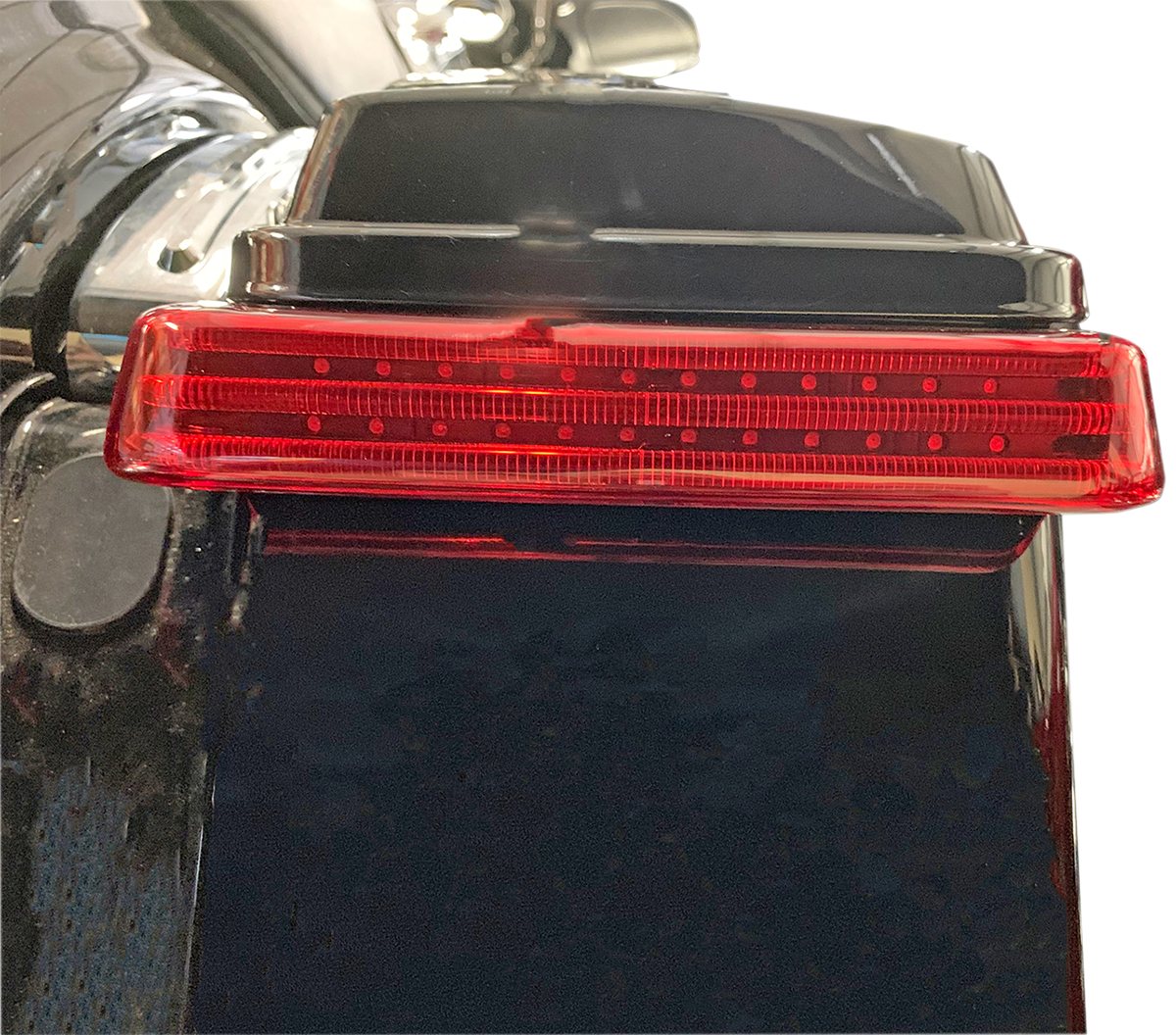 CUSTOM DYNAMICS Saddlebag Lights - Black/Red PB-SB-HD-BR