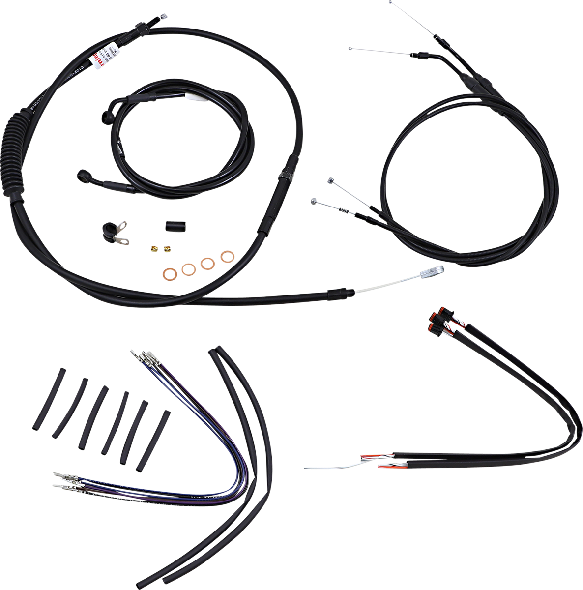 BURLY BRAND Control Kit - 16" Ape Hanger Handlebars B30-1108