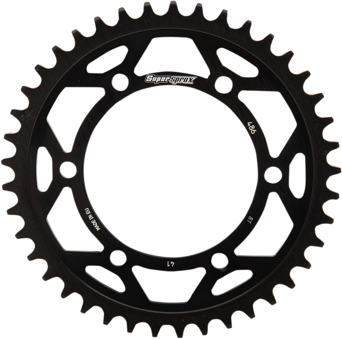 SUPERSPROX Edge Rear Sprocket - Black - 41 Tooth RFA-486-41-BLK