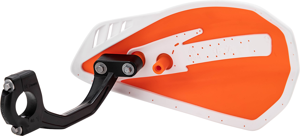 CYCRA Handguards - Cyclone - Orange/White 1CYC-0056-203