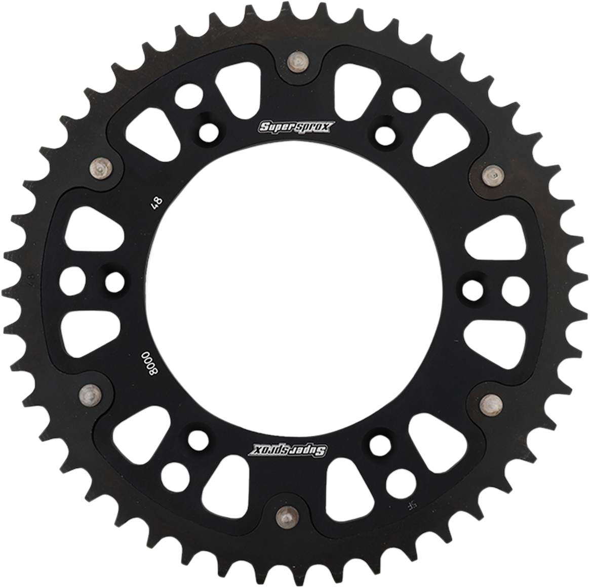 SUPERSPROX Stealth Rear Sprocket - 48 Tooth - Black - Beta RST-8000-48-BLK