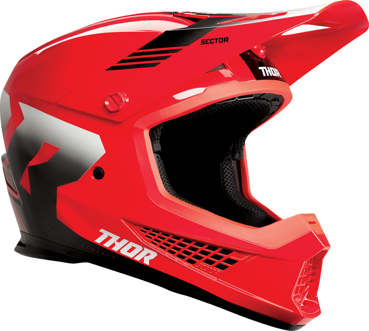 THOR Sector 2 Helmet - Carve - Red/White - 2XL 0110-8110