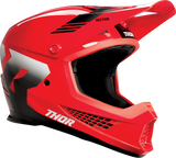 THOR Sector 2 Helmet - Carve - Red/White - Small 0110-8106