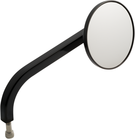 JOKER MACHINE Mirror - No. 7 Standard - Side View - Round - Black - Right 03-050-1R