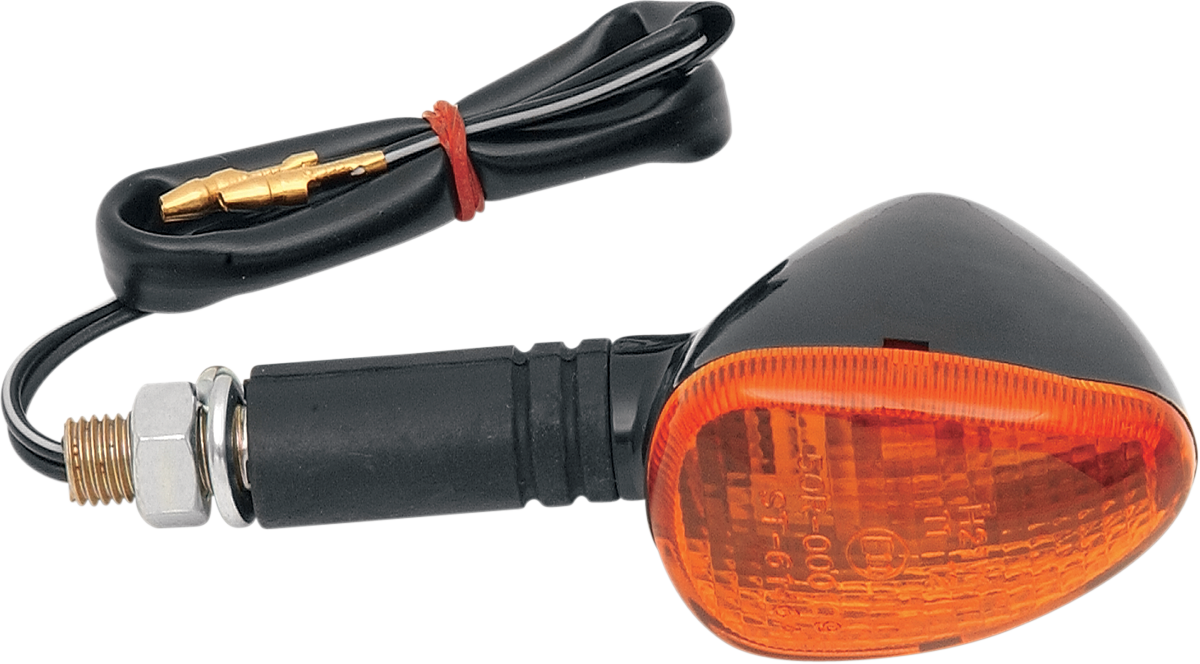 K&S TECHNOLOGIES Marker Lights - Dual Filament - Black/Amber 25-8405