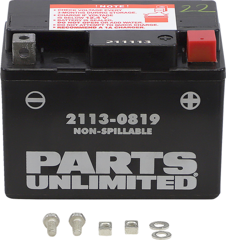 Parts Unlimited Agm Battery - Ctz5s Ctz5s